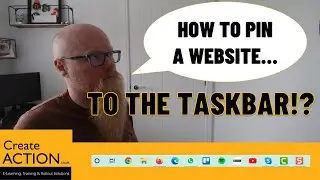 HOW to pin a WEBSITE to the TASKBAR in WINDOWS 10?!?