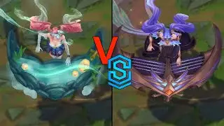 Spirit Blossom Springs Sona VS Victorious Sona