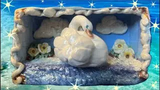 🦢Sculpting White Swan w/ Air-Dry Clay / Art Process Timelapse  / Easy DIY Home Decoration Idea 💫