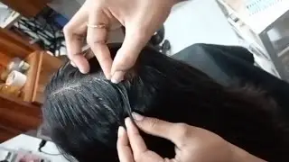 head massage relaxing point steps head massage full video Kiran beauty salon academy