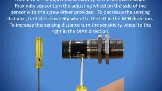 Reflective Beam Proximity Sensor Operating Procedure