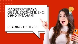 Magistratura səviyyəsinə qəbul 2-ci cəhd (2025)