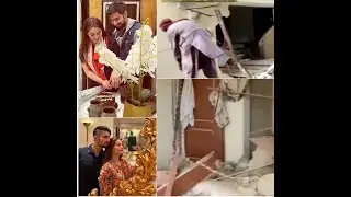 Aiman Khan, Muneeb Butts house partially destroyed after gas explosion