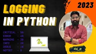 #38 logging in python | logger in python | import logging | viraj_py