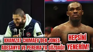 (TÜRKÇE) KHAMZAT CHIMAEV JON JONES, ISRAEL ADESANYA VE ALEX PEREIRA MAÇLARI HAKKINDA KONUŞUYOR!
