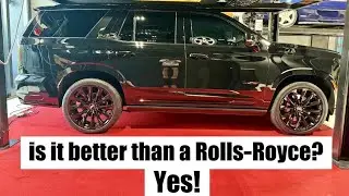 2026 Cadillac Escalade-V, walk around & soft-close automatic door close. Better than a Rolls? Yes! 🚀