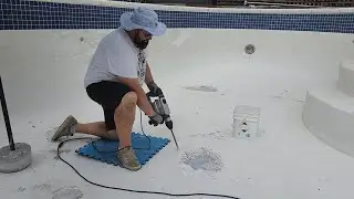 Concrete Pool Repair - Part 4 - Removing More Delaminated Plaster