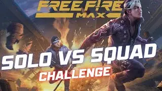 Solo vs Squad Booyah Challenge 😱 | Free Fire Intense Gameplay