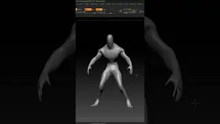 Part 1 making Ghoul for the upcoming cinematic scene.#Cinematic #3dmodeling #zbrush #sculpting