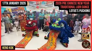 2026 Pre CNY Traditional Lion Dance Blessing Lotus&rsquo;s Puchong Tiger Beer
