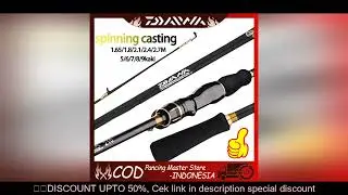 [Dikirim Dari Jakarta]2025 NEW Ultralight Daiwa Baitcasting Rod Medium Joran Pancing Carbon Lure M P