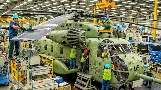 How Bell UH-1 Iroquois (Huey) Helicopter Built in Giant Factory Tour