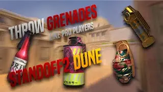 How to throw Grenades on DUNE map |Standoff 2: Smoke & Molotov Hacks