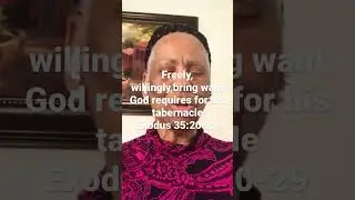 God wants our free will offering. A living sacrifice, holy and except able  unto him.