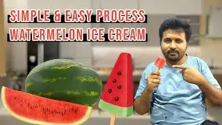 Homemade Ice Cream with Fresh Watermelon | Summer Special! @MJ-SPOT