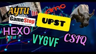 Stocks On The Move-GME, AMC, KOSS, UPST, AYTU, HEXO, CSIQ, VYGVF, YVR, CLPS, WLFC--March 18 2021