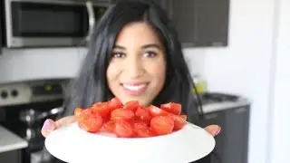 How to Cut Cherry Tomatoes FAST
