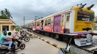 Milkon Feed special Howrah - Katwa Local Train || 12 coaches Electric Multiple Unit (EMU)