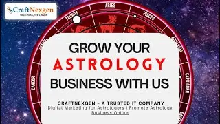 Boost Your Astrology Business Online | Digital Marketing Services by CraftNexgen #astrology #website