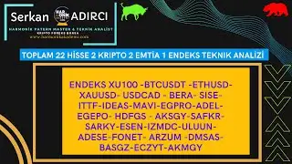 #ENDEKS #KRIPTO #FOREKS ENSTRUMANLARINDA TEKNİK ANALİZ EĞİTİMSEL (TOPLAM 22 HİSSE VB..! )