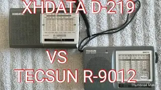 XHDATA D-219 VS #TECSUN R9012