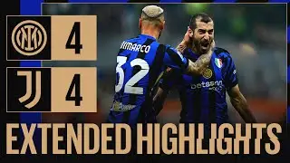 LE IMMAGINI DEL DERBY D'ITALIA ⚔️ | INTER 4-4 JUVENTUS | EXTENDED HIGHLIGHTS 📺⚫🔵
