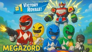 Metro Plays the New Fortnite Power Rangers Battle Royale! 🔥 | Megazord Squad Victory Royale