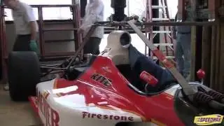 Hanging Indy Car at the Museum of American Speed