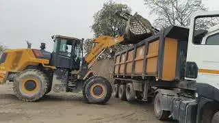 Loader se course sand ki gadi loading kaise karte hai 