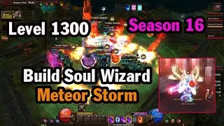 Build Soul Wizard (eSM) With Skill Meteor Storm Max Level 1300 MU Online Season 16 - Sever RealMU