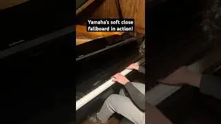 Yamaha&rsquo;s soft close fallboard in action! #piano #yamahapiano #yamaha