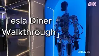 Tesla Diner Walkthrough ⚡🍔 | Family Adventure in LA!