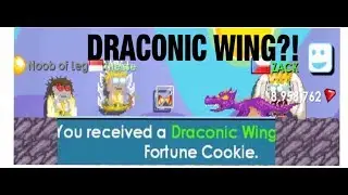 DRACONIC WING?!! Opening 65 Fortune Cookie! CNY | Growtopia