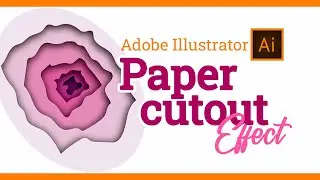 Paper cutout effect - Illustrator