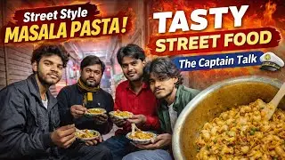 अगर आप Street food lovers, ये वीडियो आपके लिए है 🔥आज हमने बनाया Street Style Masala Pasta 😍✅ 