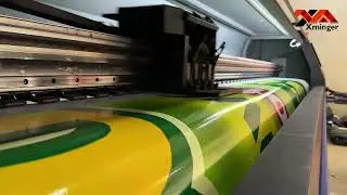 Xminger billboard artwork print process