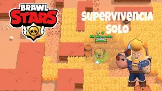 Brawl stars supervivencia solo jugando con bull con mi skin oficial
