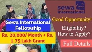 Sewa International Fellowship, Social Work Career, #recruitment #jobsearch #recruitment