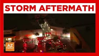 Clean-up begins after ceiling collapses at Desert Sky Mall
