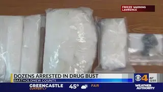 Federal prosecutors announce the largest drug bust in the history of Bartholomew County