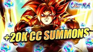 (Dragon Ball Legends) +20K CC SUMMONS FOR ULTRA SSJ4 GOGETA!! WHAT EVEN IS THIS…