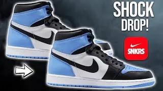 JORDAN 1 UNC TOE SNKRS SHOCK DROP Loaded On Backend & Drop Updates For This Release! STOCK IS HUGE