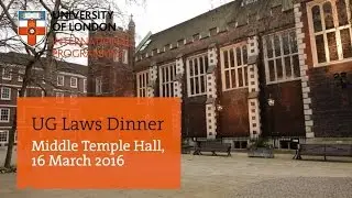 UG Laws Middle Temple Dinner 2016
