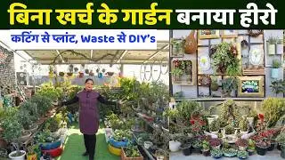 पुराने सामान से बनाया 😱 ये कमाल का Garden 😍 Low Budget में शानदार Terrace Gardening Tips