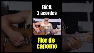 Flor de capomo con 2 acordes #guitarra #viral #music #acordes