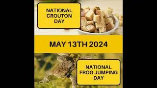 May 13, 2024 | Toasted Tidbits and Amphibian Antics: Join the Celebration