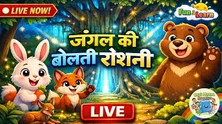 Jungle Ki Bolti Roshni | Kids Animal Story in Hindi | 2D Animation Live Story