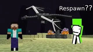 What happened in Dream 's Minecraft Manhunt , Dragon Respawning ?? ( explained )
