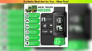 Best Seller ANCEL HD200 OBD2 Heavy Duty Trucks Scanner Diesel Truck Diagnostic Tools All System Spe