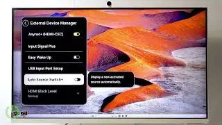 SAMSUNG SMART Monitor M8 &ndash; How to Use Auto Source Switch+